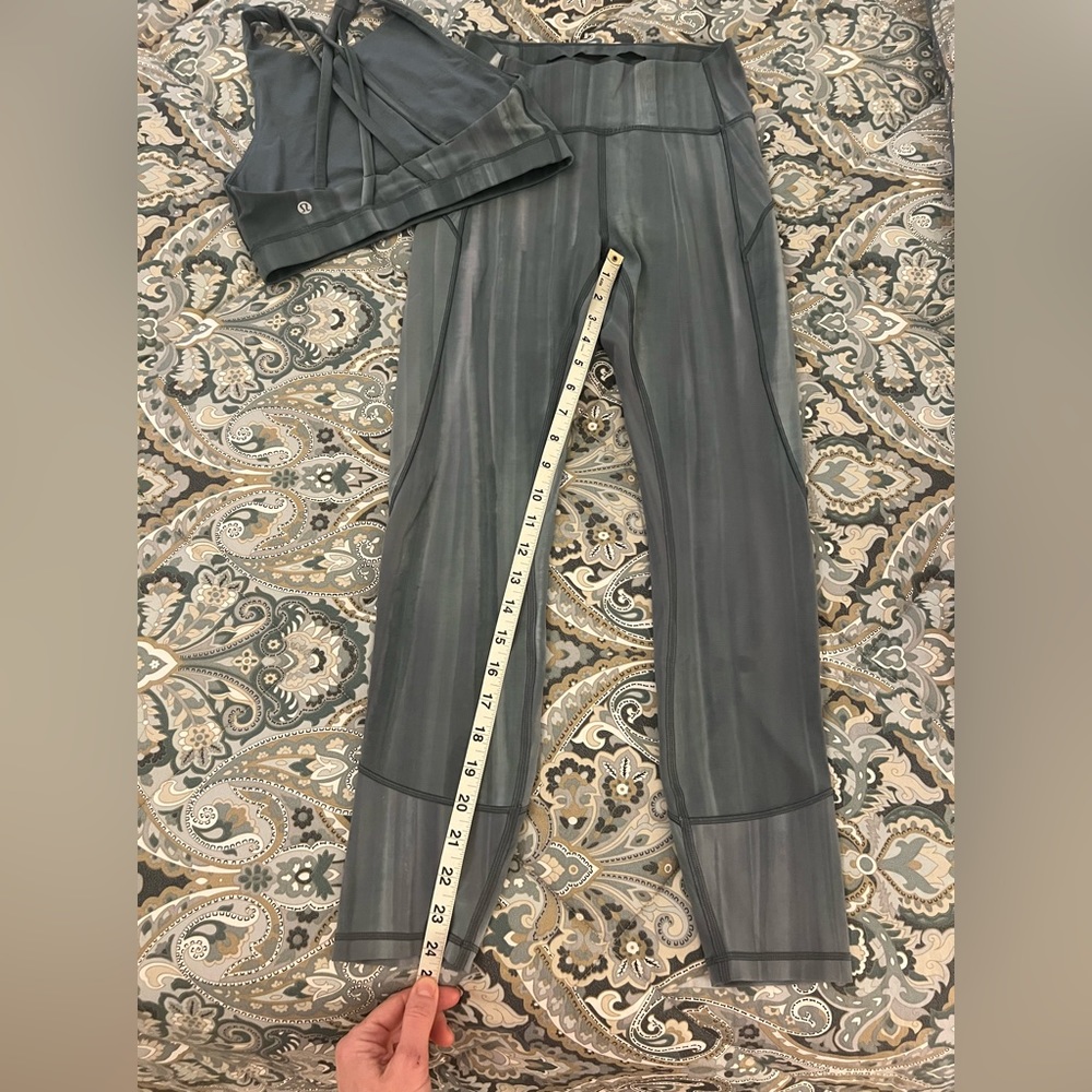 Matching Lululemon Leggings and Sports Bra